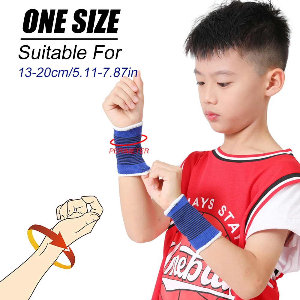 Kids Child Wrist Brace Compression Wristbands Hand Support For Carpal Tunnel Arthritis Tendonitis Relieve Sprain Recovery 1Pair