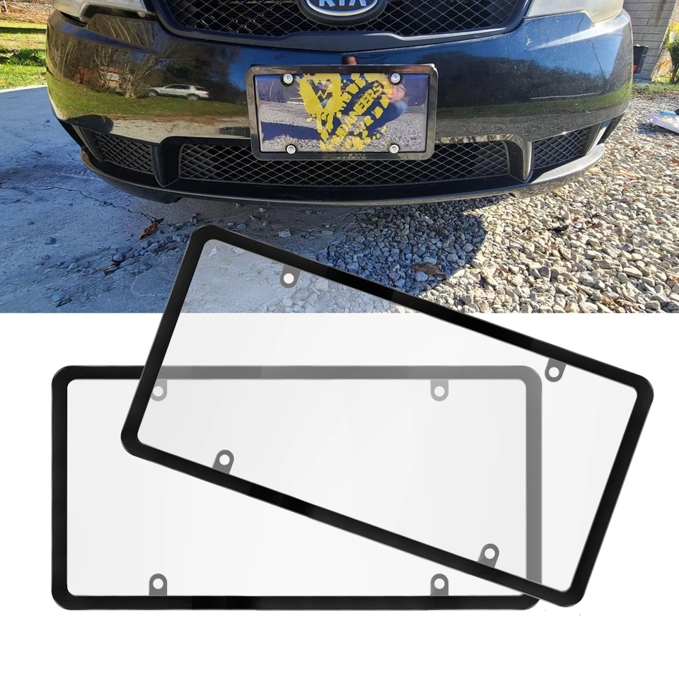 Licence Plate Protector Clear Anti-speed Red Light Toll Camera