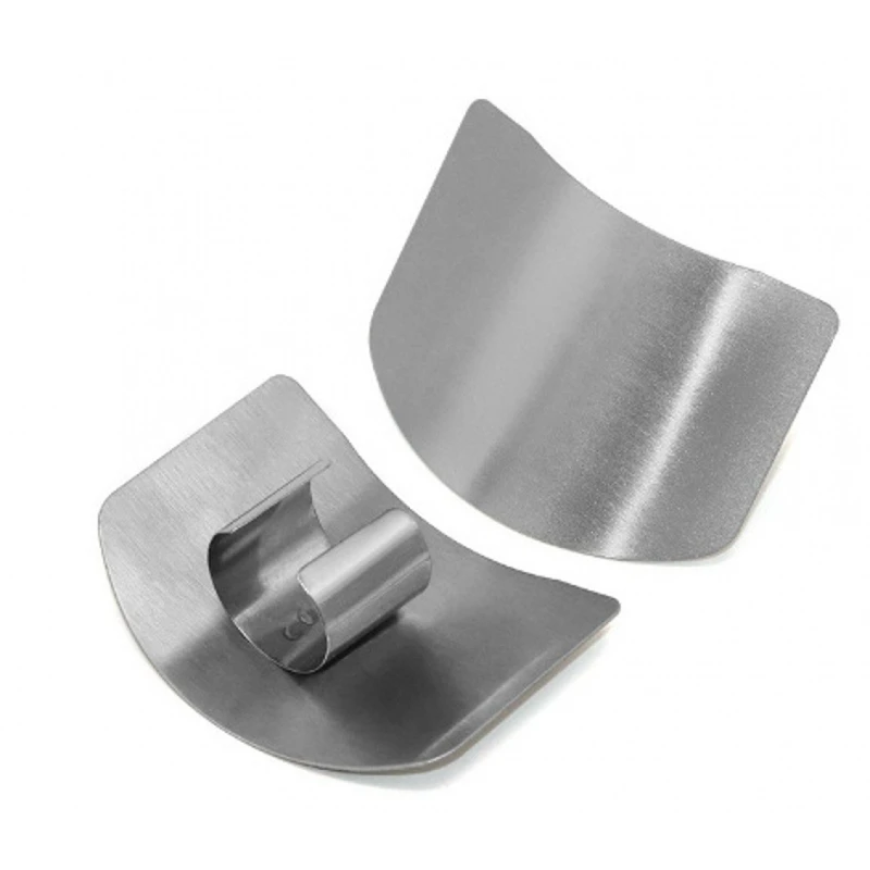 Stainless Steel Finger Guard, Multifunctional Finger Protector Guard For Cutting Kitchen Tool-A021