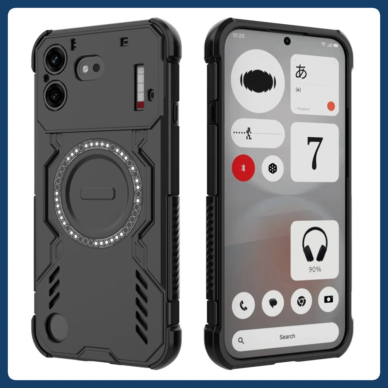 Enhanced Magnetic Wing Protective Case with Wireless Charging Compatibility