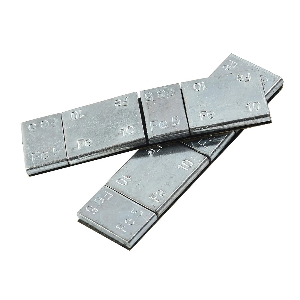 

10PCS 60g Universal Motorcycle Truck Adhesive Iron Wheel Tire Balance Weights Wheel Tyre Balancing Bar Sticker Auto Accessories