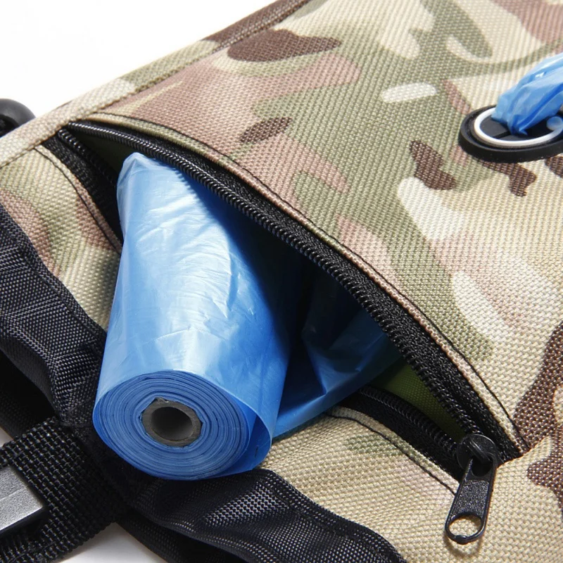 Portable Training Bag Dog Pet Snack Bag Strong Wear Resistance Large Capacity Puppy Snack Reward Waist For Dog Cat dog treat bag