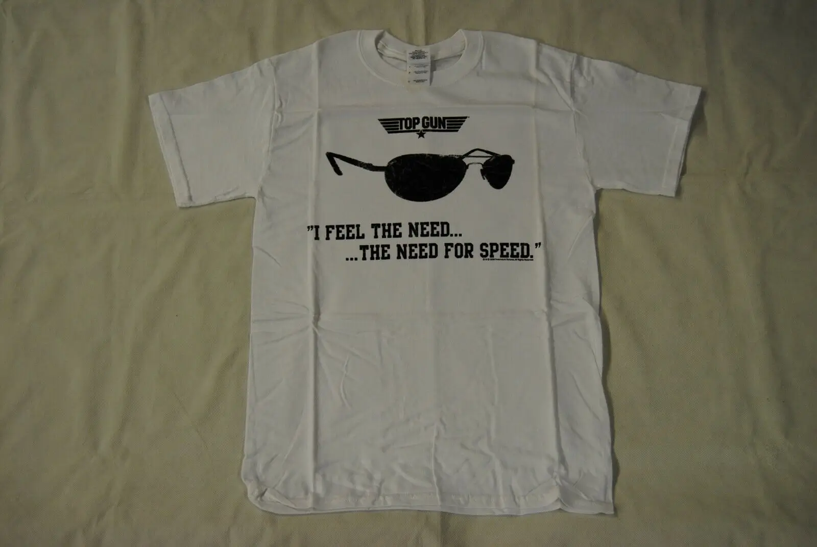 Top Gun Need For Speed Pilot Glasses T-Shirt New Official Movie Tom Cruise