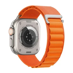 Premium Alpine Loop Nylon Strap for 42 44 45 49 S10-46mm (Orange)