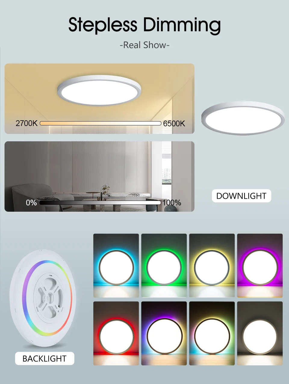Smart Ceiling Light Control Options