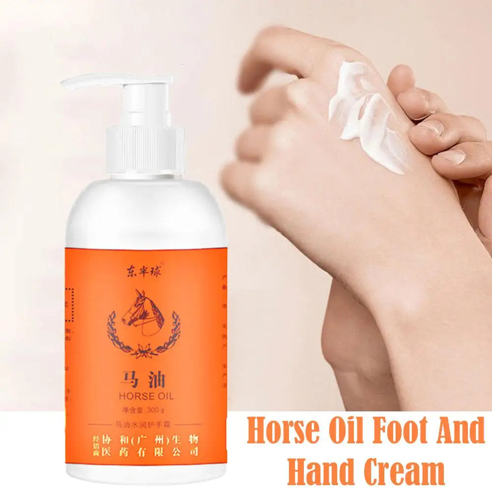 

300g Horse Oil Anti Crack Foot Cream Heel Cracked Repair Cream Smooth Removal Dead Skin Callus Anti-Drying Hand Feet Skin Care
