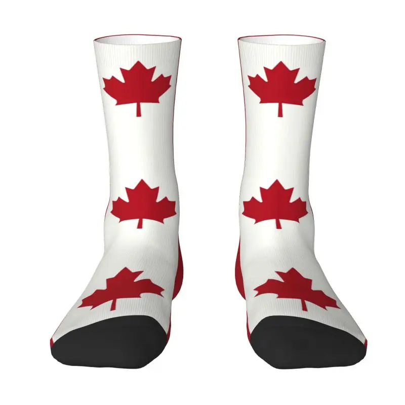 

Funny Flag Of Canada Socks Men Women Warm 3D Printing Patriotism Basketball Sports Crew Socks