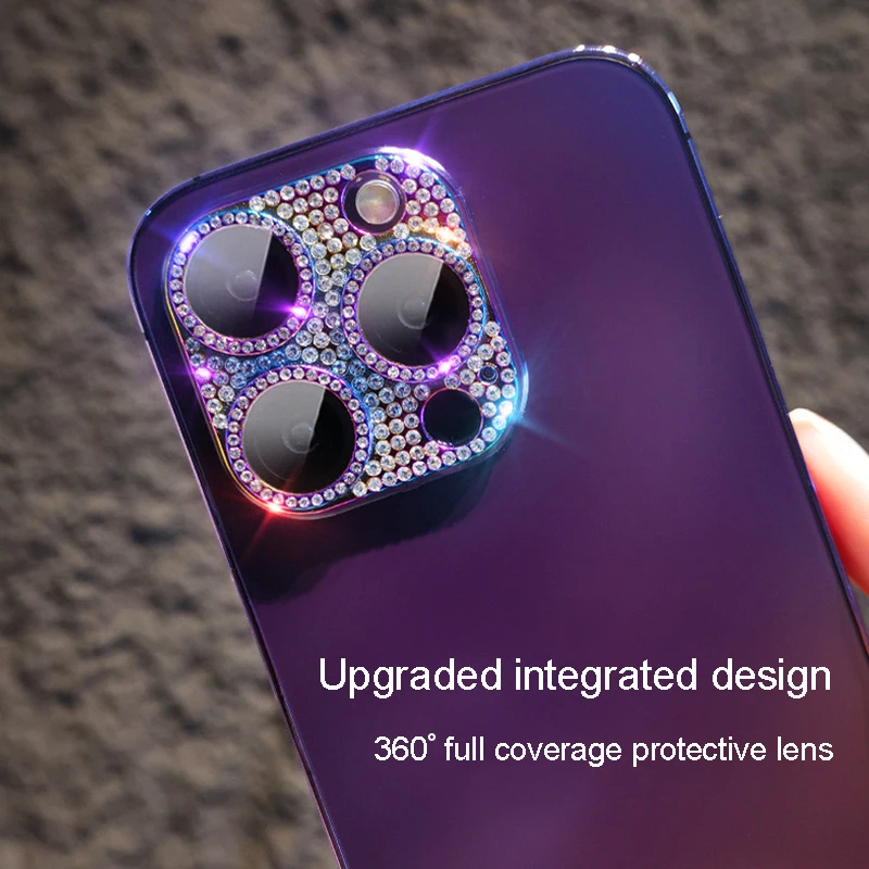 Diamond-Embedded Armor Lens Film Camera Protector Accessory