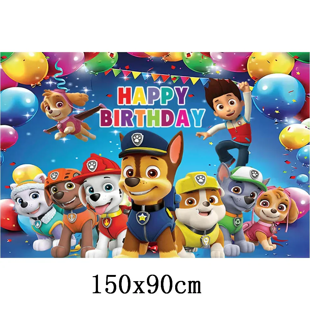 1 סט קריקטורה פאו כחול סיור מסיבה קישוט קשת גארלנד ערכת אספקה הצלה כלב מרמרשל בלטון צ 'ילדרנס יום הולדת מתנה