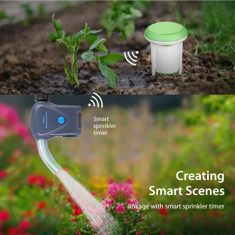 Tuya Smart Zigbee Soil Temperature And Humidity Monitor Sensor Waterproof Thermo