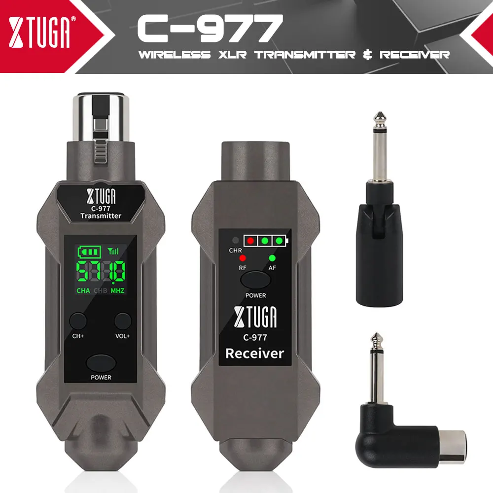 Microphone Wireless XLR Transmitter and Receiver Universal Wired to