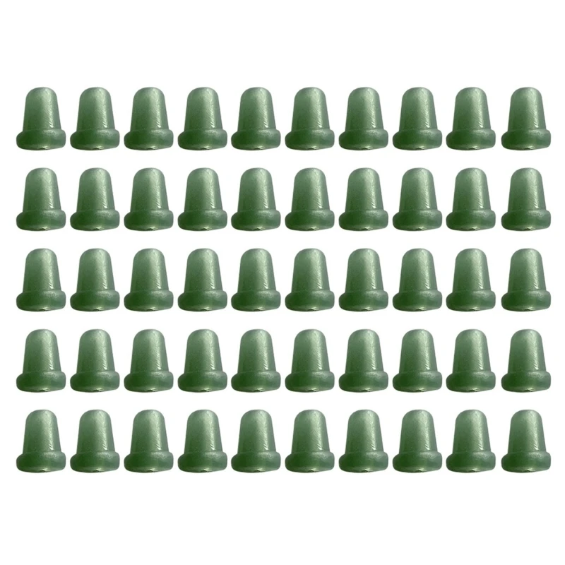 

50PCS Аксессуары для ловли карпа Крючок Stop Bead Stop Carp Chod Rig Резиновые бусины