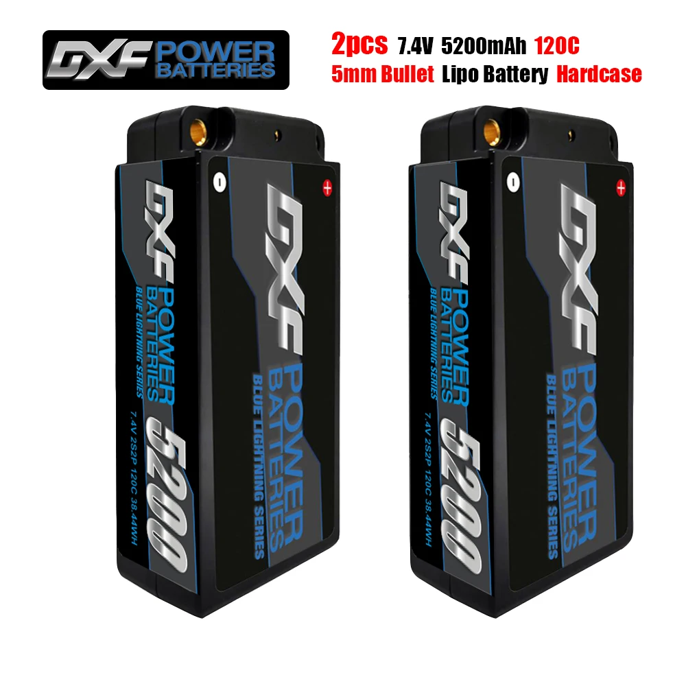 

2 шт. DXF Lipo 2S 7,4 V Short 5200mAh 120C 5mm цилиндрическая батарея 3S 11,1 V 4S 14,8 V 6S 22,2 V 7000mAh 9200mAh 6500mAh 8400mAh 8000mAh