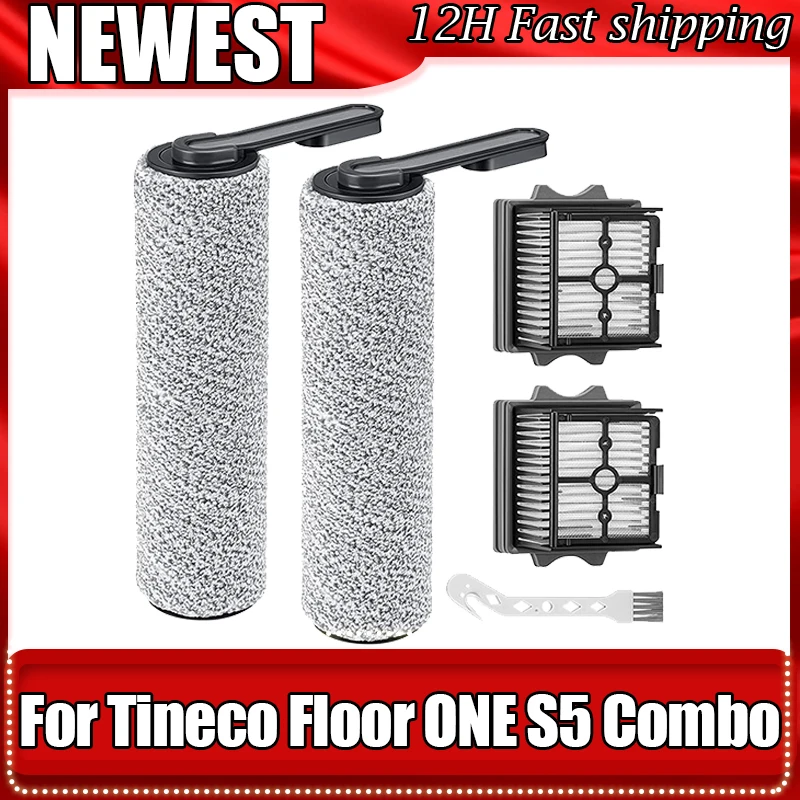 

For Tineco Floor ONE S5 Combo Cordless Wet Dry Vacuum Cleaner Set Replacement Brush Roller And Vacuum HEPA Filter Accessories