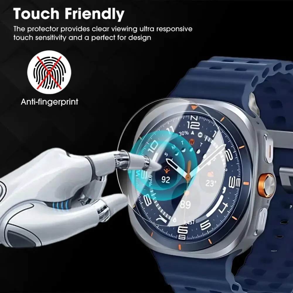 Premium Tempered Glass Screen Protector for Smartwatches - Ultra Clear & Anti-Scratch Film