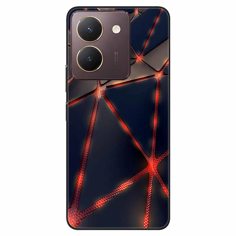 Black TPU Bumper Soft Silicone Shockproof Phone Case with Cute Cat Design