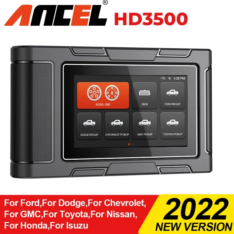 ANCEL HD3500 Pickup Heavy Duty Truck All System DiagnosticTools DPF
