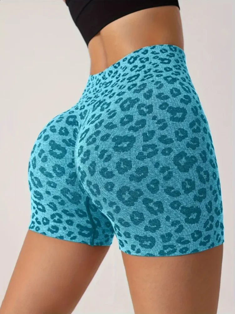 High-Waisted Yoga Shorts - Moisture-Wicking Fitness Leggings for Women