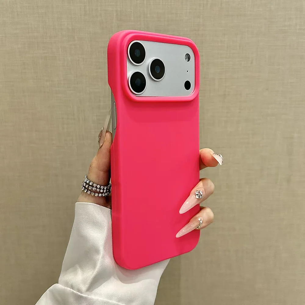 Colorful Solid Silicone Lightweight Semi-Wrapped Phone Case - Protective Cover