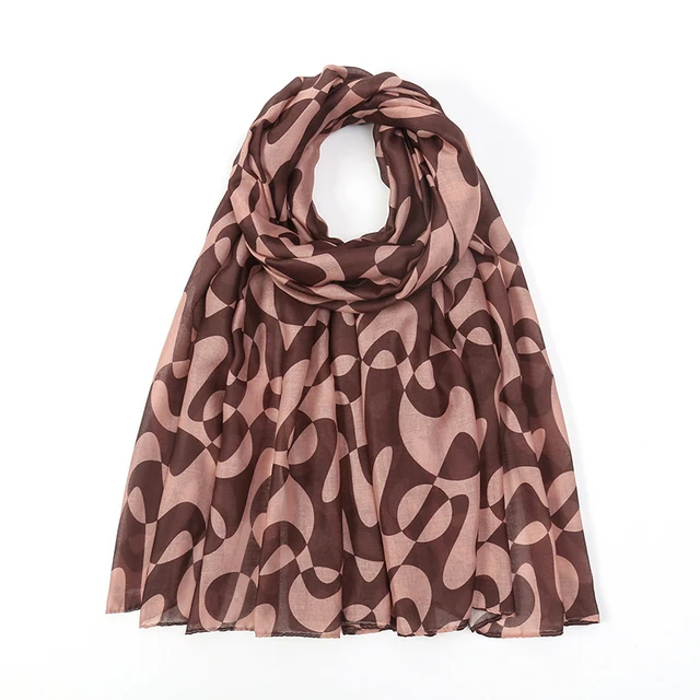 1 pièces Ramadan Hijab imprimé léopard femmes bohème aquarelle doux musulman Hijabs Floral respirant châle enveloppement écharpe foulard chaud