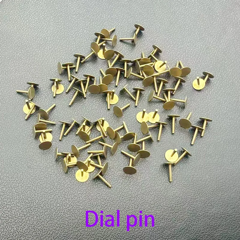 Copper Dial Pin with Locating Foot for Watch Repair and Modification
