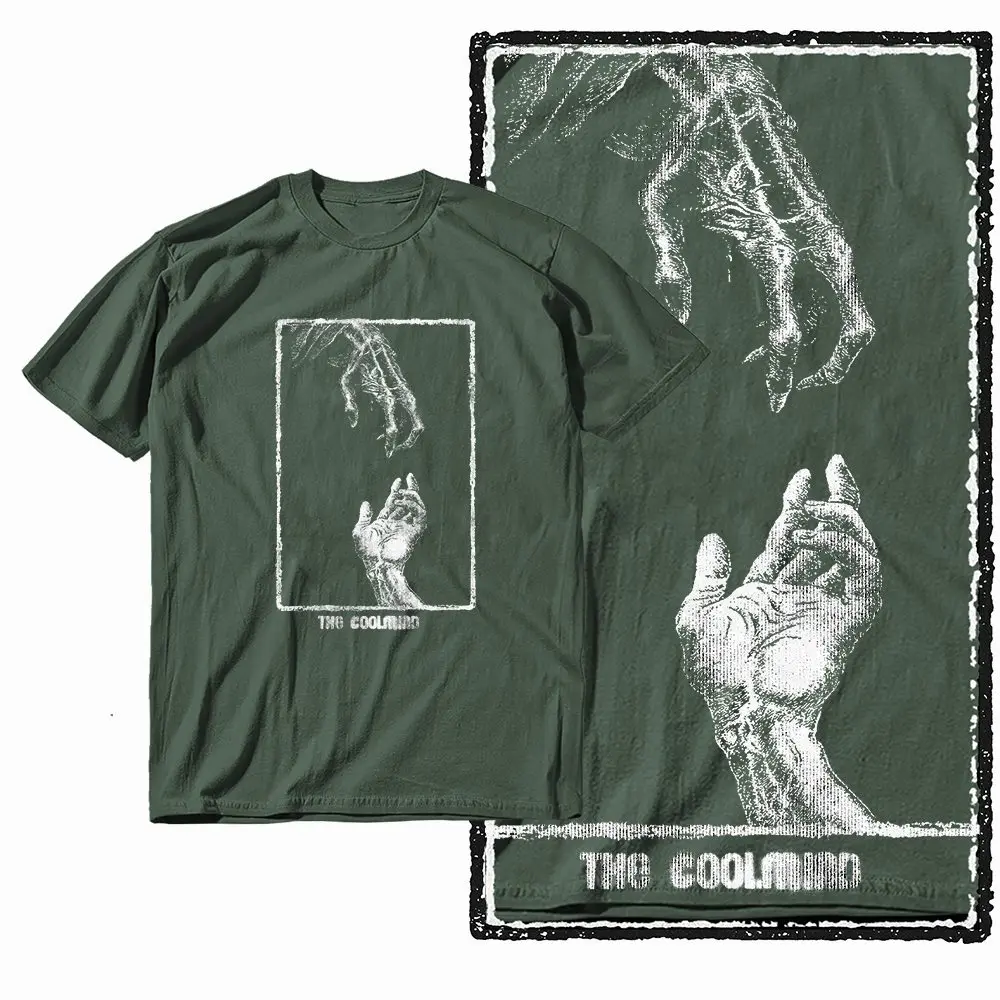 Army Green O-Neck 100% Cotton Cool Printed Men's T-Shirt | Streetwear Big Size Men's Tee