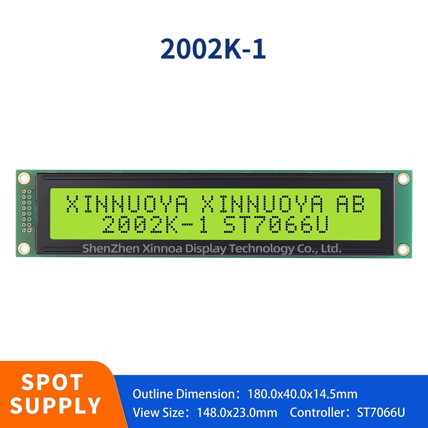 Modulo Display Lcd Con Schermo Lcd Verde Giallo 2002 A Barra Lunga 2002 5/3.3V 20 Modulo Display 2 Lcd2002 Vendite Dirette In Fabbrica