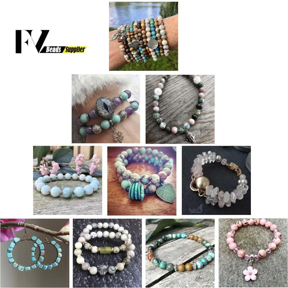 Natural Stone Beads Set 5