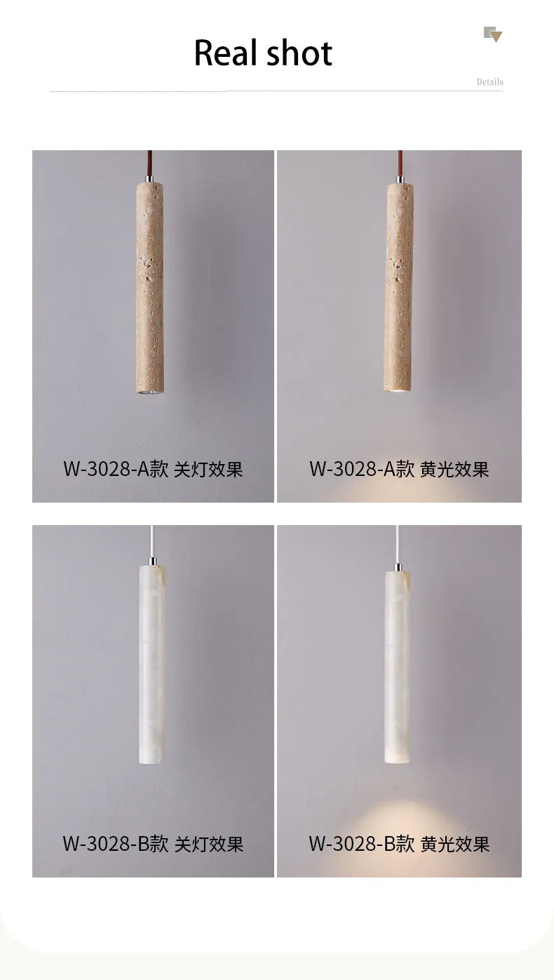 Wood Led Pendant Lamp Japanese Style Ceiling Light Bedside Chandelier