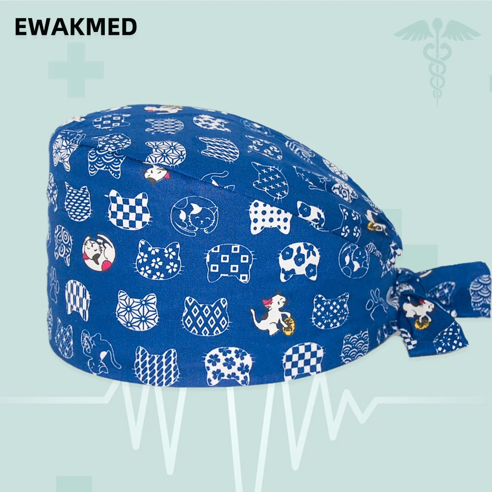 NewScrubCapsNurseHospitalMedicalOperatingRoomAccessoriesBack