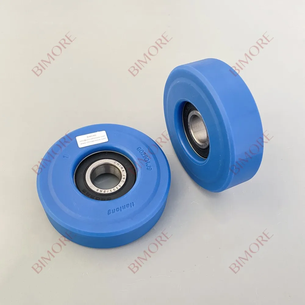 G0290AJ9 76*22*6203 BIMORE Escalator Step Roller OD76mm W22mm Bearing 6203