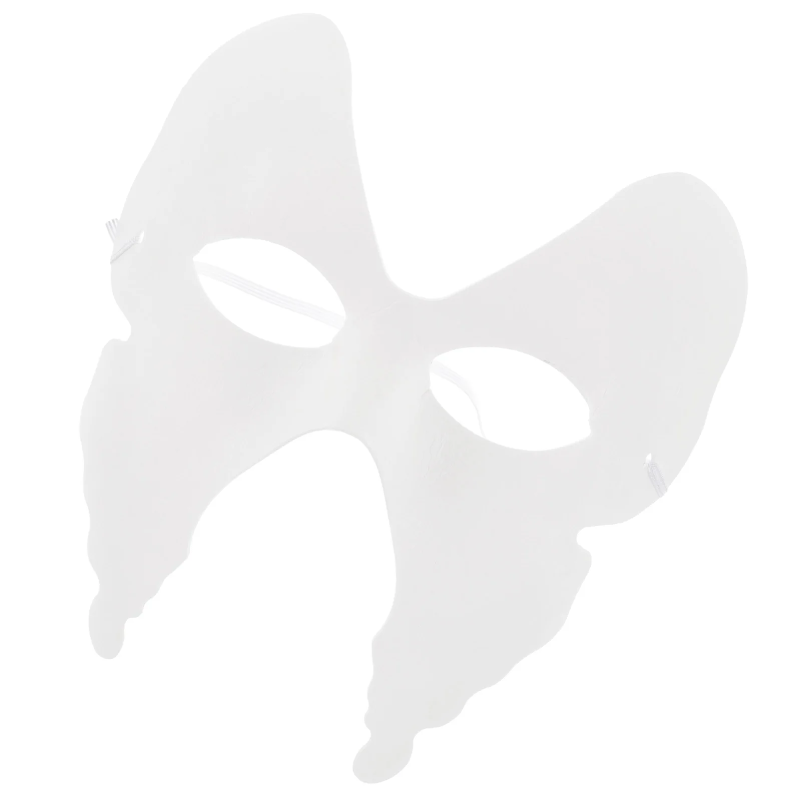 

6 Pcs DIY Butterfly Mask Craft Blanks Halloween Paper Masks White Masquerade Bulk Paintable for Women Party Decor Baby