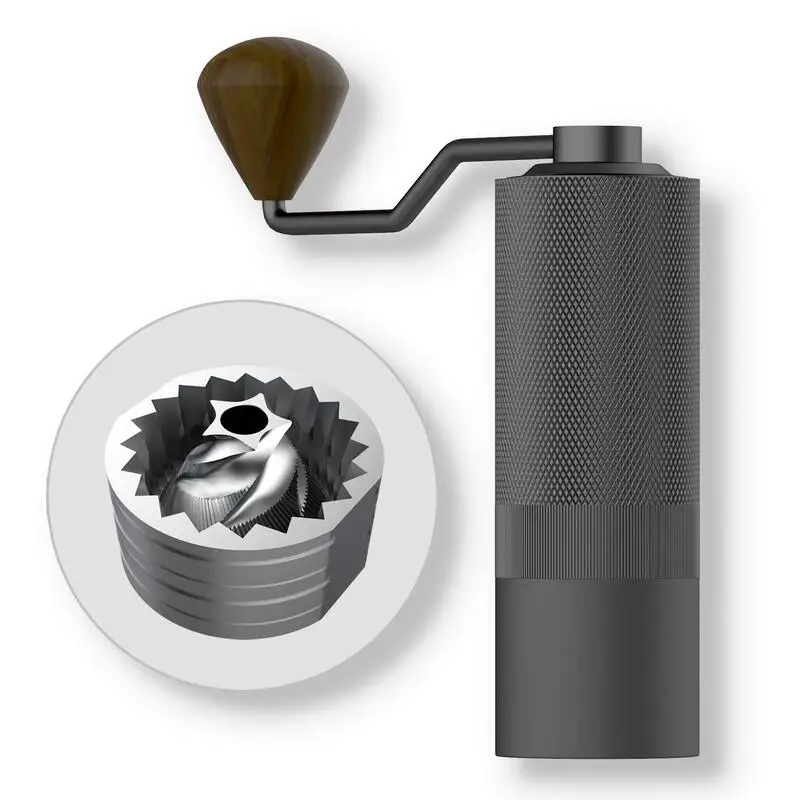 

Hand-cranked coffee grinder home portable hand-made Italian manual coffee grinder stainless steel heart-grinding coffee machine