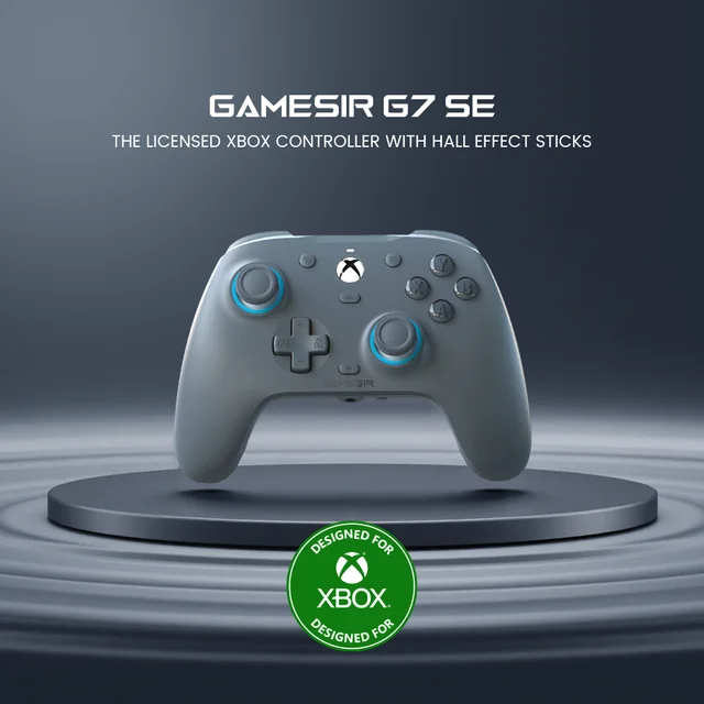 New GameSir G7 SE Grey Gaming Controller Wired Gamepad for Xbox Series X S, XSS XSX Xbox One, ALPS Joystick PC 1