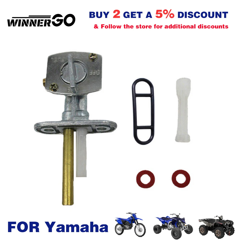 

Fuel Tap Gas Switch Valve Pump Valve Petcock Fuel Tank for Yamaha WR426 WR450 XT225 XT350 XT600 XVS 650 V-Star YZ250F YZ400F