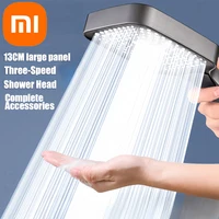Xiaomi Large Panel Shower Head 3 Modes Adjustable High Pressure Nozzle Sprayer Square With Filter Element Bathroom Accessories 1