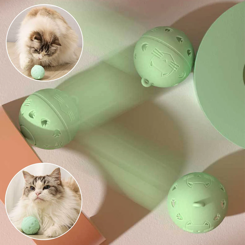 

Smart Automatic Rolling Ball Cat Interactive Toys with Light Electric Cat Toys Pet Cats Training Self-moving Kitten Playing Toys