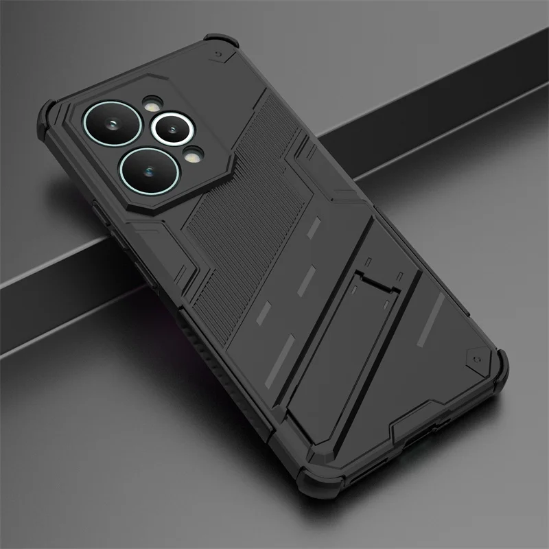 Magnetic Armor Shockproof Kickstand Phone Case - Enhanced Protection with Back Cover s