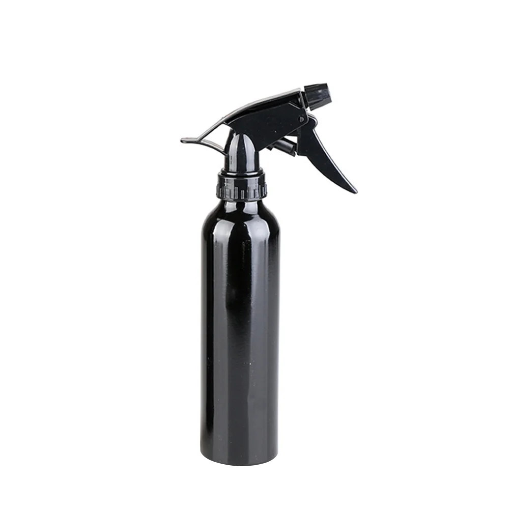 250ML Black Aluminum Alloy Spray Bottles Empty Salon Water Sprayer Refillable Small Plant Spray