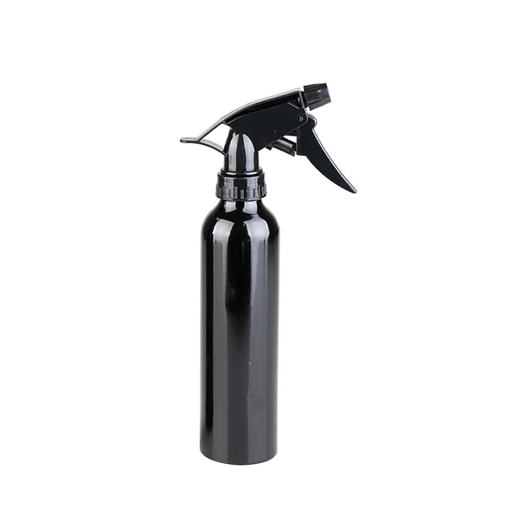 

250ML Black Aluminum Alloy Spray Bottle Empty Salon Water Sprayer Refillable Mist Atomizer Bottles Multifunctional Dispenser