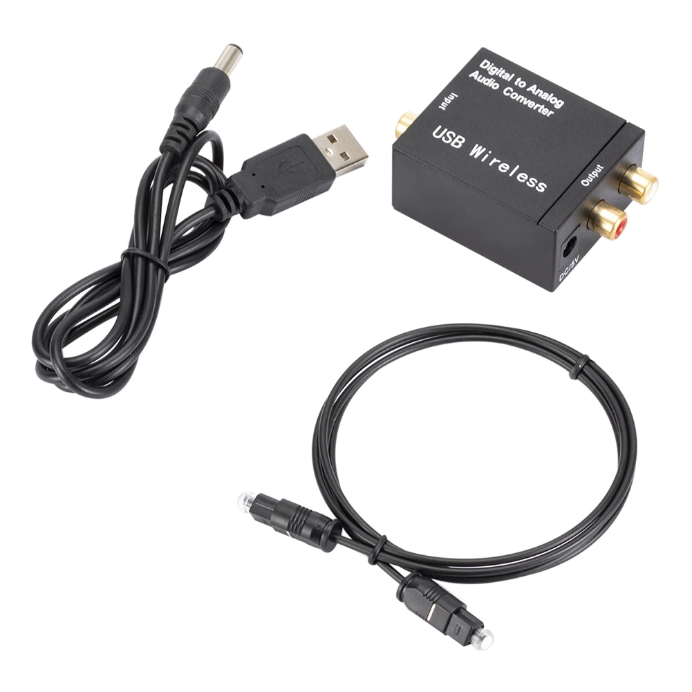 Digital Analog Audio Converter Optical Fiber Coaxial Signal Dac Spdif