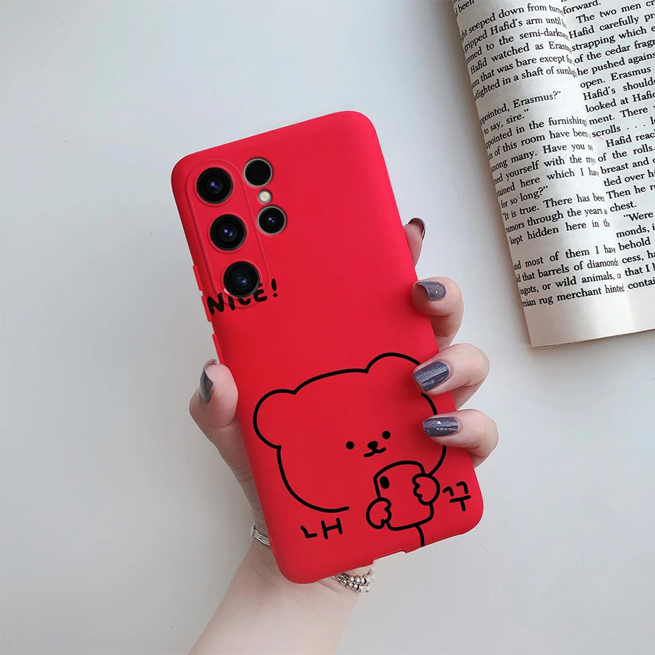 Cute Cat Cartoon Soft Silicone Phone Case Coque