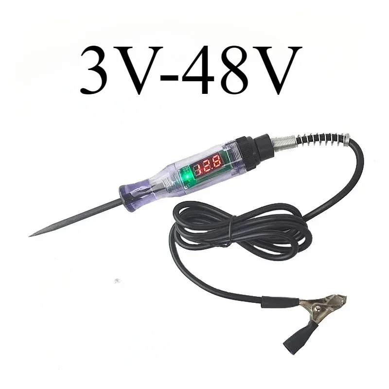 Advanced Voltage Circuit Tester Auto Diagnostic Probe with Test Light and Electric Measuring Pen