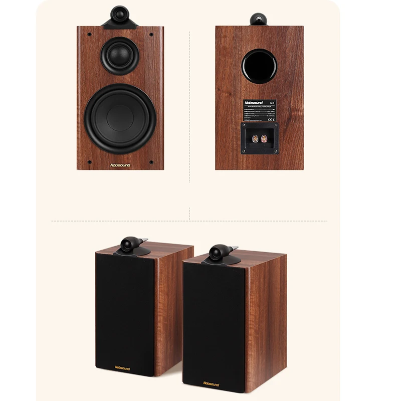 6.5 Inch Speaker Three-Way Passive Bookshelf Speaker 120W NS-Q3 HiFi Fever Monitor Audio 6ohm Home theater Sound Box