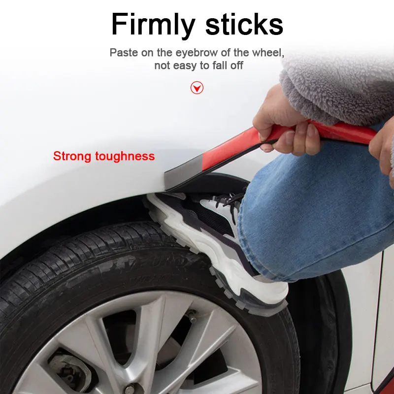 Fender Flares SEAMETAL Universal Car Wheel Arches Wing Expander Arch Eyebrow Anti-collision Strips Mudguard Lip Protector Cover