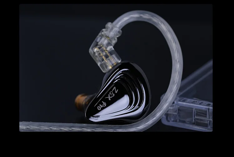 KZ ZSX Pro 5BA+1DD Hybrid Drive 10mm Dynamic Drive Unit Earphones, HIFI Music Earbuds Sport Game Headsets ZSXPRO