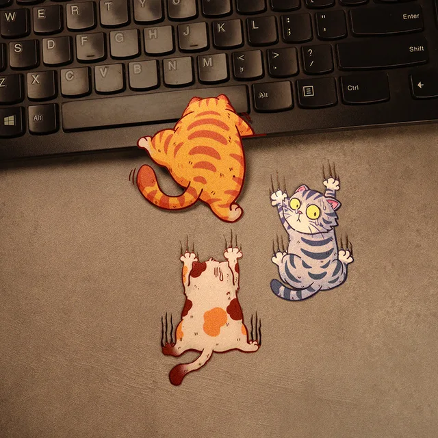Climbing Cats Car Sticker Trio - Quirky & Cute! 🐾🚙 3