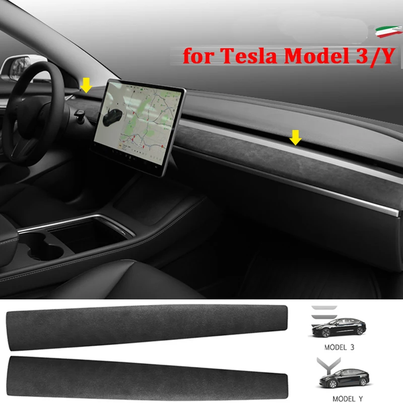 Dashboard Panel Wood Trim Cover For Tesla Model 3 Y 2022 2021 Interior