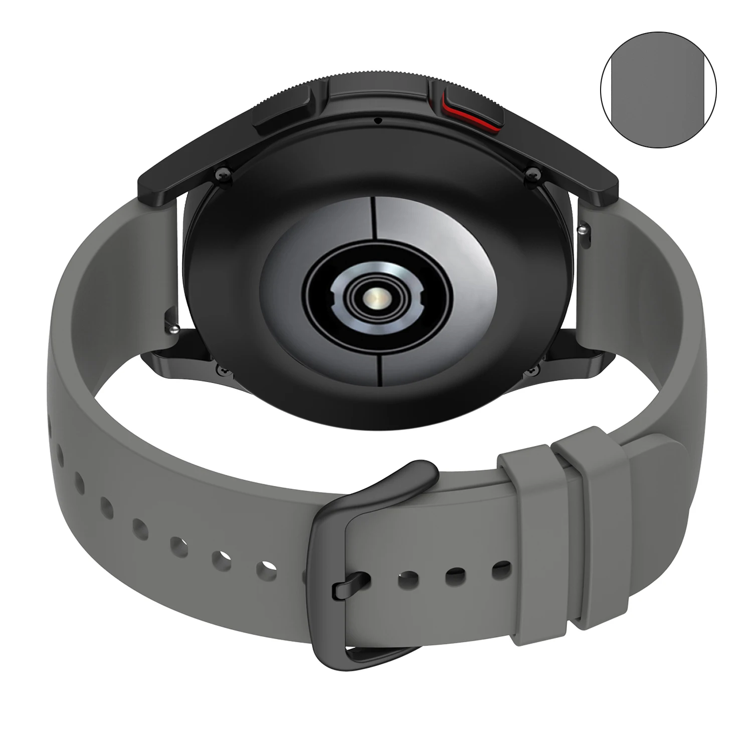Universal Silicone Sport Watch Band, 20mm/22mm - Multiple Sizes Available