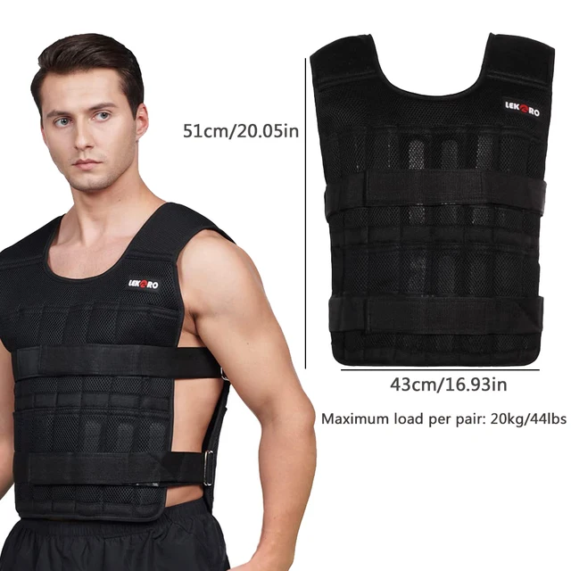 20kg Adjustable Weight Training Suit Empty Bag Fitness Running Vest, Hand And Foot Strength Training Physical Training Clothing 3